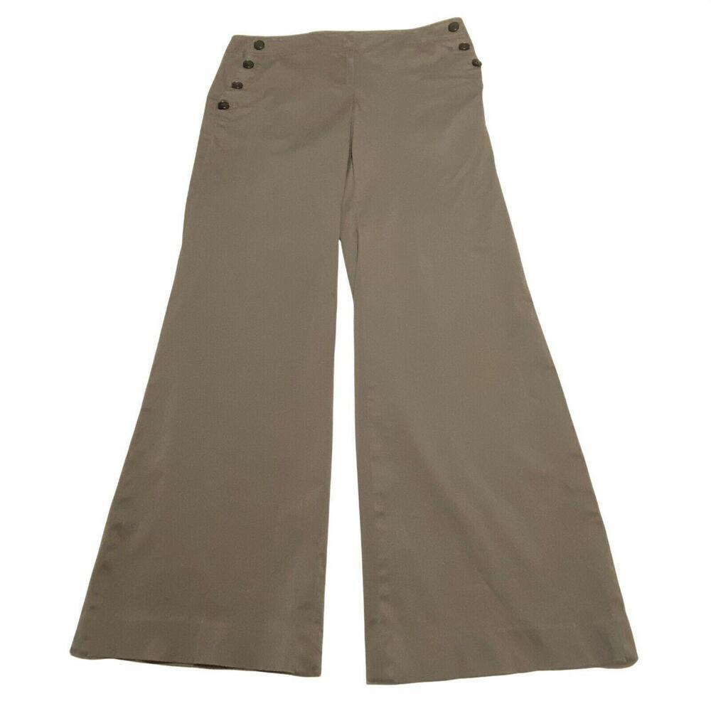 Loft Relaxed fit Straight leg women's size 10‎ Brown Dress pants